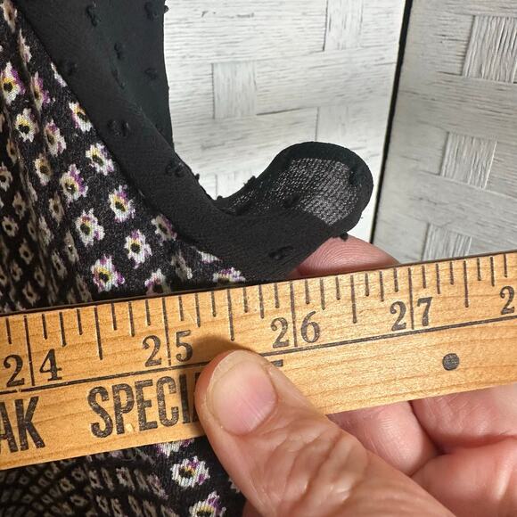 danielrainn women’s blouse pedal sleeves sheer top bohemian hippie plus size ￼ - Picture 9 of 10